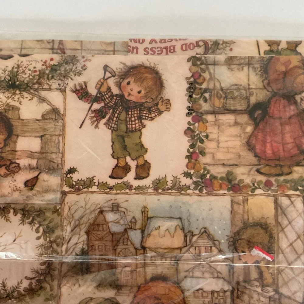 Vintage Hallmark Tiny Tim Wrapping Paper NWT